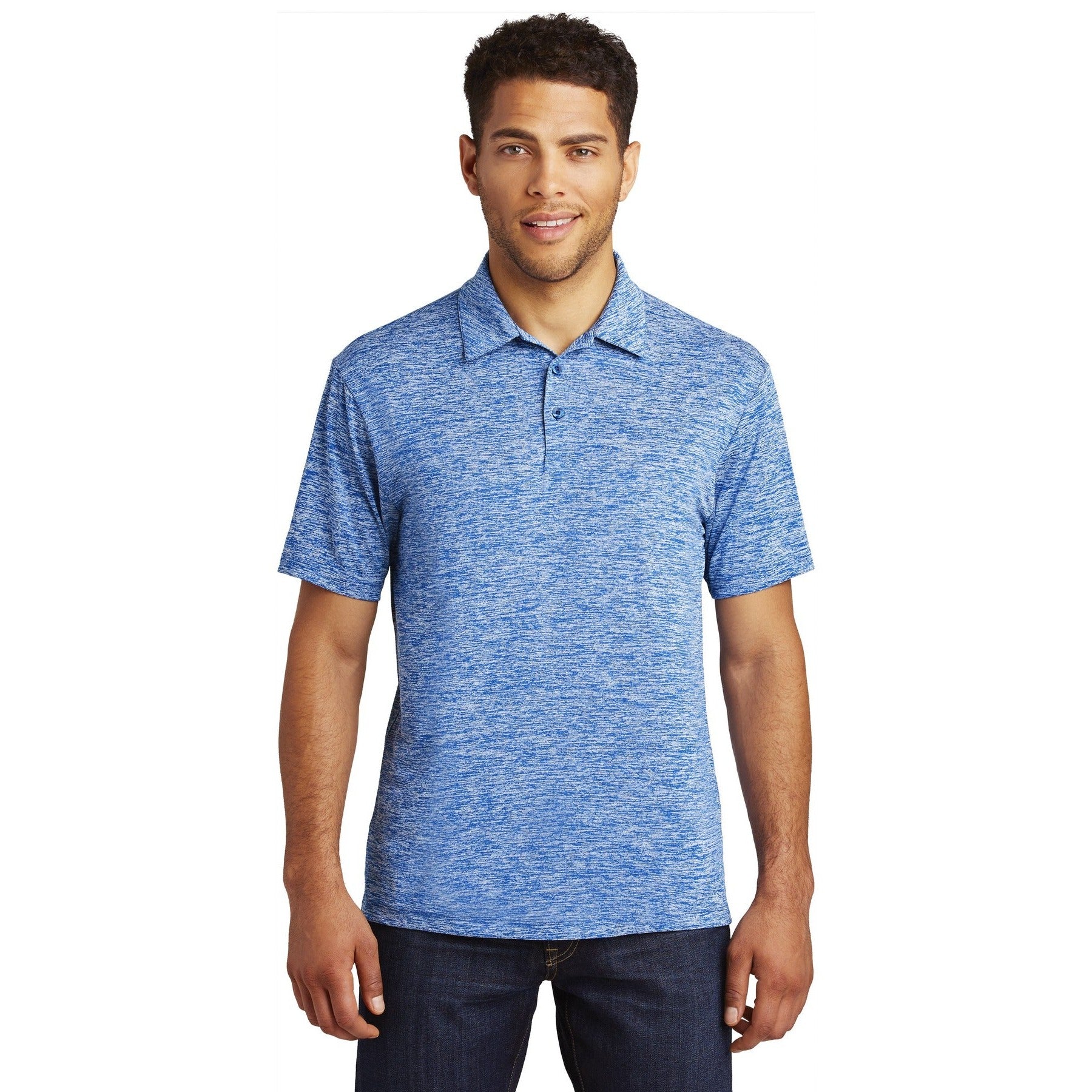 Sport-Tek-Sport-Tek ® PosiCharge ® Electric Heather Polo. ST590-MedTech-7